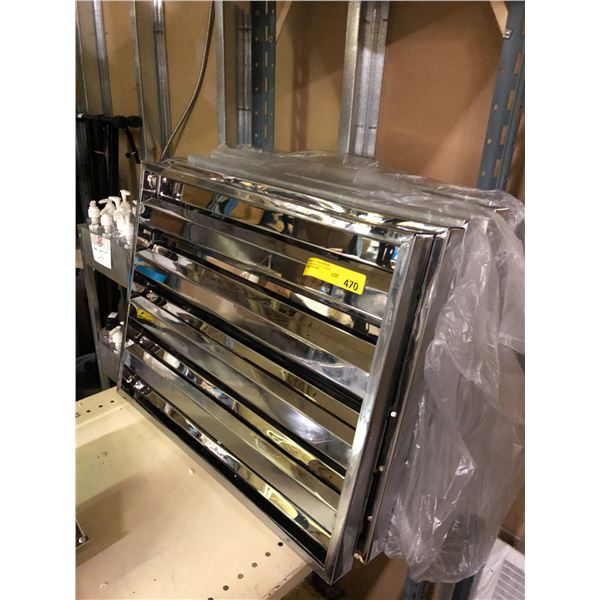 Group of 5 air ventilation grids (24 1/2" x 2" x 7 1/2")