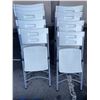 Image 1 : Group of Uline white chairs - approx. 10 pcs