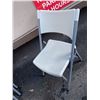 Image 3 : Group of Uline white chairs - approx. 10 pcs
