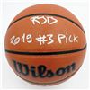 Image 1 : RJ BARRETT SIGNED SPALDING BASKETBALL (FROZEN POND COA)