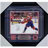 Image 1 : ALENDER OVECHKIN SIGNED ANDCUSTOM FRAMED 16 X 30 (FROZEN POND COA)