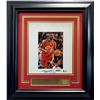 Image 1 : LEBRON JAMES SIGNED AND CUSTOM FRAMED 8 X 10 (BECKET AND UPPER DECK COA)