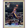 Image 2 : KOBE BRYANT SIGNED AND CUSTOM FRAMED 8 X 10 (BECKET AND UPPER DECK COA)