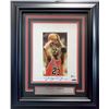 Image 1 : MICHAEL JORDAN SIGNED AND CUSTOM FRAMED 8 X 10 (BECKET AND UPPER DECK COA)