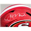 Image 2 : JOE MONTANA SIGNED SAN FRANCISCO 49ERS FULL SIZE SPEED FLASH HELMET (BECKETT COA)