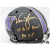 Image 2 : WARREN MOON SIGNED AND INSCRIBED FULL SIZE HELMET (BECKETT COA)