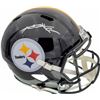 Image 1 : ANTONIO BROWN SIGNED STEELERS FULL SIZE SPEED HELMET (JSA COA )