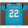 Image 1 : CHRISTIAN MCCAFFREY SIGNED CAROLINA PANTHERS JERSEY (BECKETT COA)