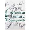 Image 2 : American Century (20) Goff, Peterson, Oshie, Rice Signed Pin Flag BECKETT COA