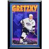 Image 1 : WYANE GRETZKY SIGNED SLAPSHOTS L.A KINGS FRAMED POSTER (BECKETT COA)