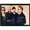 Image 1 : U2 BAND SIGNED 8 X 10 (RA COA)