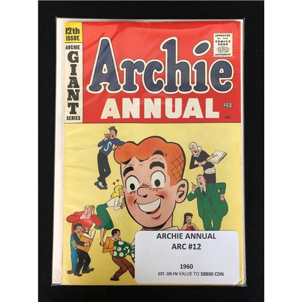 GIANT ARCHIE ANNUAL #12 (1960)