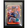 Image 1 : 1987 LEAF BASEBALL GREG MADDUX ROOKIE CARD