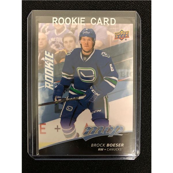 2017-18 UPPER DECK MVP BROCK BOESER ROOKIE CARD