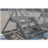 Image 1 : 8' x 95 1/2" Galvanized Skid c/w alum. steps, fork pockets & piping
