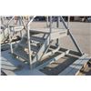 Image 4 : 8' x 95 1/2" Galvanized Skid c/w alum. steps, fork pockets & piping