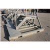 Image 1 : 8' x 95 1/2" Galvanized Skid c/w alum. steps, fork pockets & piping
