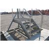 Image 4 : 8' x 95 1/2" Galvanized Skid c/w alum. steps, fork pockets & piping