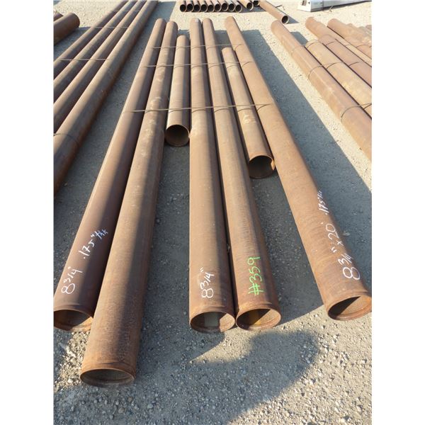 7 Lengths of 8 3/4" from 10'-20' x 0.175 thickness (Selling by the pile)