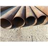 Image 3 : 4 Lengths of pipe, 12 3/4" x 20' x 0.125 to 0.25 thickness
