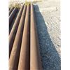 Image 4 : 4 Lengths of pipe, 11" x approx. 40' x 0.25 thickness