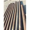 Image 5 : 9 Lengths of pipe, 6 3/4" x approx. 20' x 0.125 to 0.250 thickness