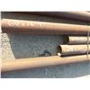 Image 3 : 4 Lengths of pipe, 1- 6 1/2" x 21' x 0.250 thickness, 1- 6 1/2" x 16'9" x 0.125 thickness, 2- 6 3/4"