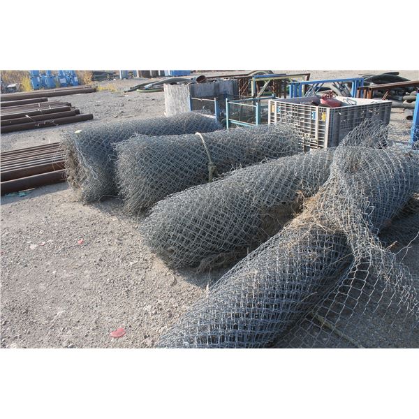 4- Rolls of 6' chain link