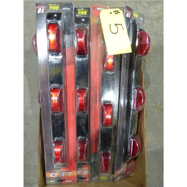 Approx. 10 sets of 3- Red LED tail lights
