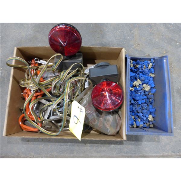 Magnetic lights, 4- orange pins and elec. Connectors