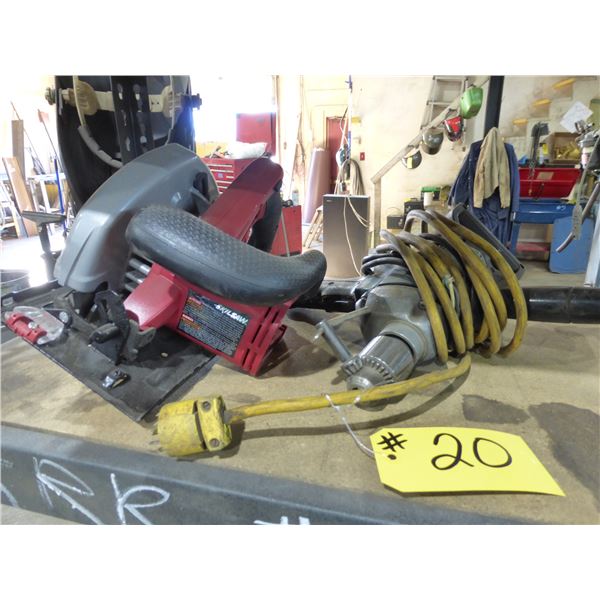 Elec. Skillsaw & drill