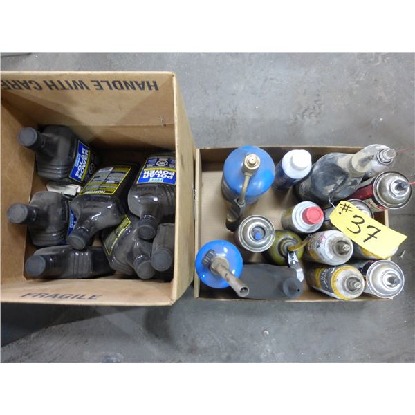 Misc. oils, paints, etc.