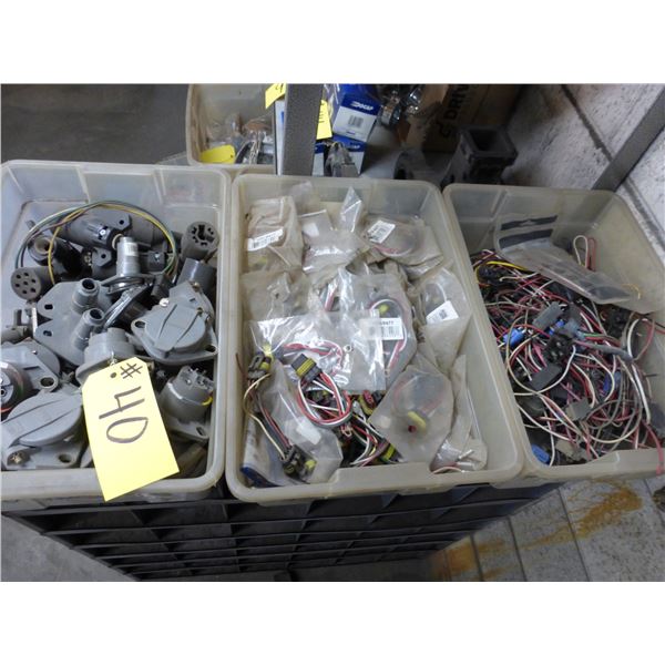 3- Containers of plug-ins and wiring