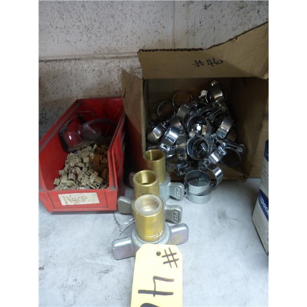 3- Hyd. Coupler's, clamps & elec. clips