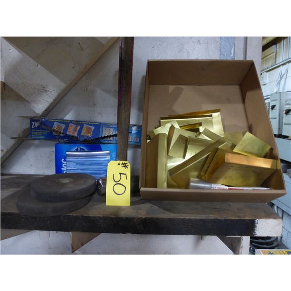 2- Grind stones, hammer, Ziploc bags, shims