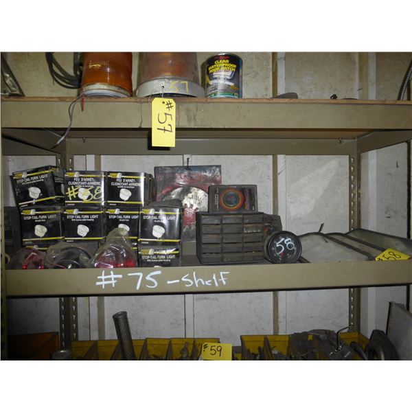 Mirrors tail lights, tach, small cabinet