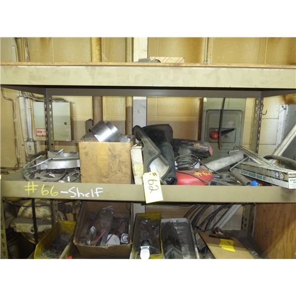 Clamps, timing light, red bell, 2- gas shocks, stinger & cable