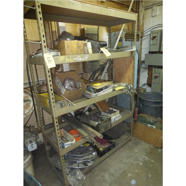 Approx. 4' x 5' steel shelf (can't leave til Friday)