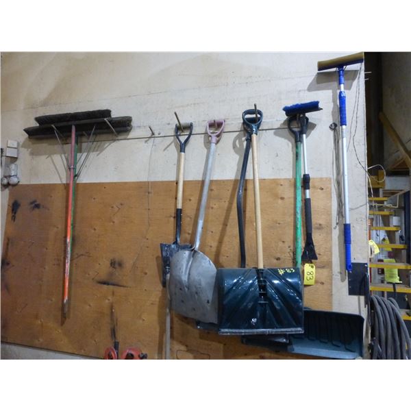 Shovels, brooms etc.