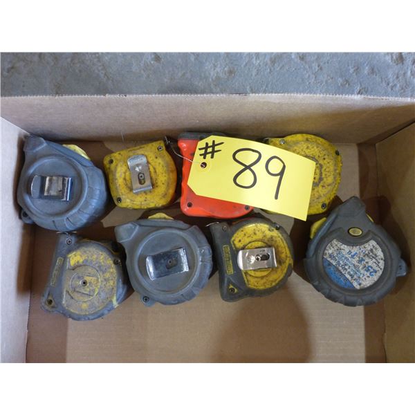 Various tape measures