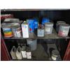 Image 3 : Steel cabinet c/w paint & thinners