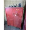 Image 1 : Steel cabinet c/w contents