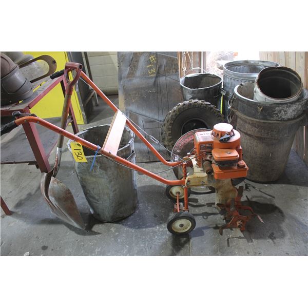 Older gas rototiller (had running Nov 4th)