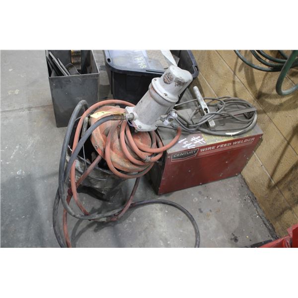 Air greaser & wire feeder welder