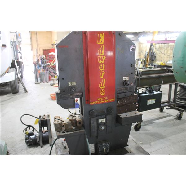 Edwards 30 Ton DUO-press, 1/4" plate only (working)