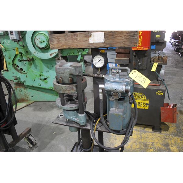 Hyd. Hose crimper c/w dies (working)