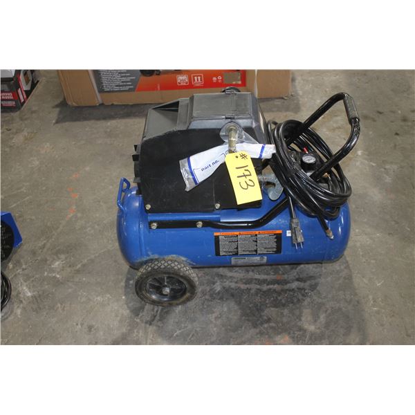 7 gal Power fist compressor c/w hose (working)