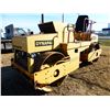 Image 1 : Dynapak double smooth drum roller, 55", running, rear roller vibrates, showing 964hrs, No visible SN