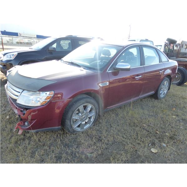 2008 Ford Taurus, all wheel drive, 193,604 km, salvage statis, VIN. 1FAHP28W48G178554 (running)
