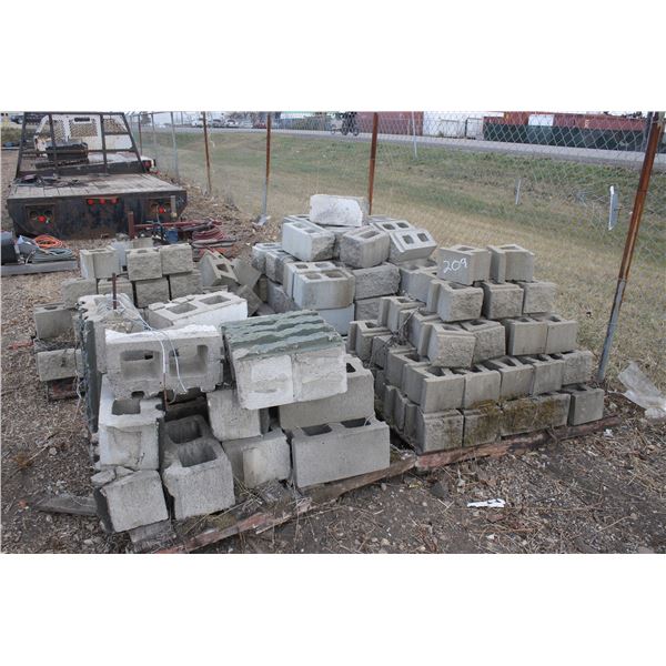 4- Pallets of various blocks